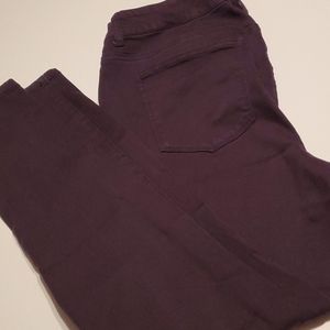 Womens Plum Jeggings